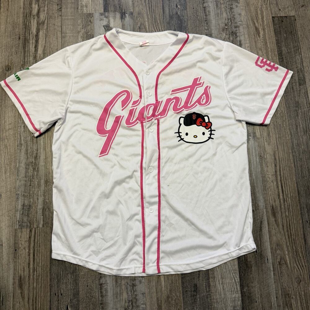 San Francisco SF Giants Hello Kitty Jersey - SGA - Size XL - 6/8/2025 - Rare